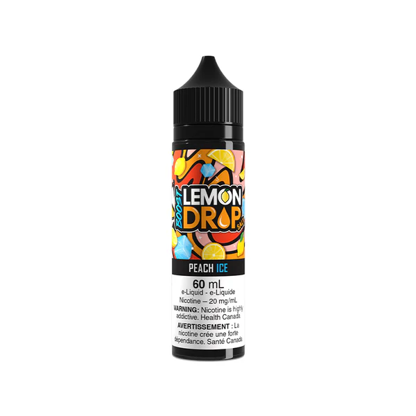 peach ice by lemon drop boost 60ml salt.webp