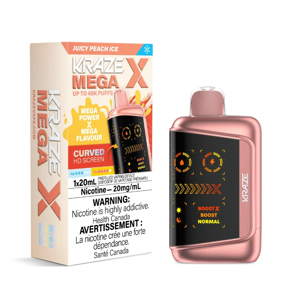 kraze mega x jan2026 render fam 20mg juicypeachice 7.webp