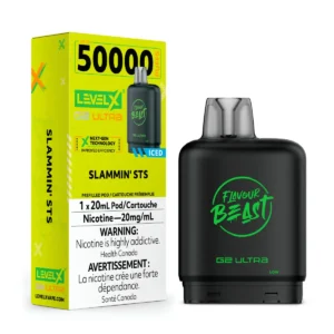 levelx boost g2 ultra flavourbeast pod apr2025 render fam 20mg slamminsts.webp