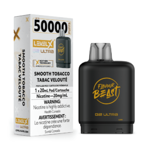 levelx boost g2 ultra flavourbeast pod apr2025 render fam 20mg smoothtobacco 1.webp